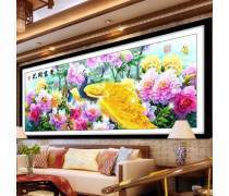 花开富贵孔雀牡丹图产品信息