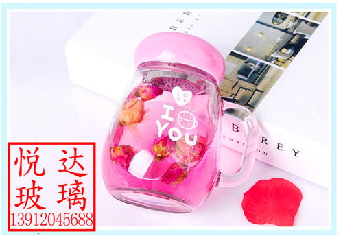 花茶杯定制泡茶玻璃杯图片