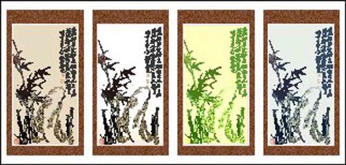 【181素材鲜花卉海报办公装饰墙画壁画挂画622郑板桥竹石图 CDR】价格,厂家,图片,灯箱布/喷绘布,新丰县新奇丽广告设计制作室-